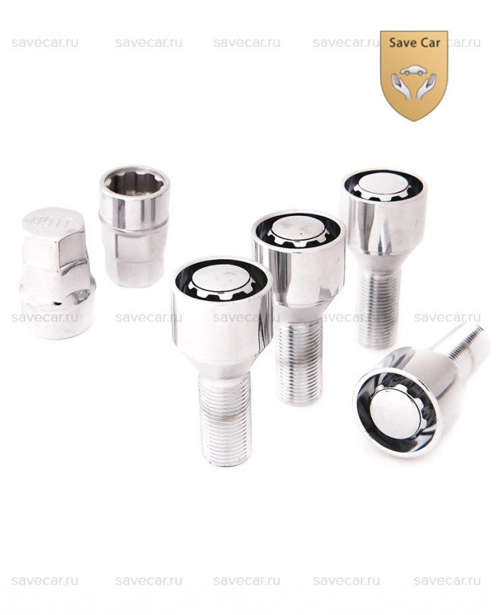 Секретные болты для колес X 14x1,25х28x55 СН17/19, болт конус купит...