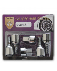 Купить секретки на колеса L-1 12x1,5х24x49 СН17, болт сфера в интер...