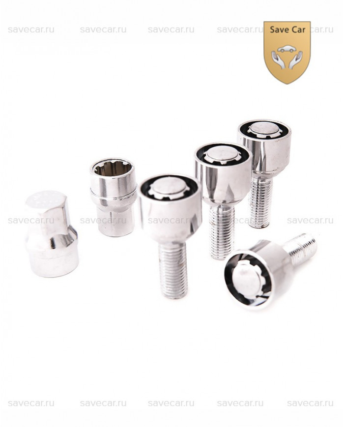Купить секретки на колеса L-3 12x1,5х40x65 СН17, болт сфера в интер...