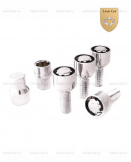 Купить секретки на колеса L-3 12x1,5х40x65 СН17, болт сфера в интер...
