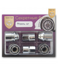 Купить секретки на колеса AF 12x1,5х34 СН19, гайка форд ориг. в инт...
