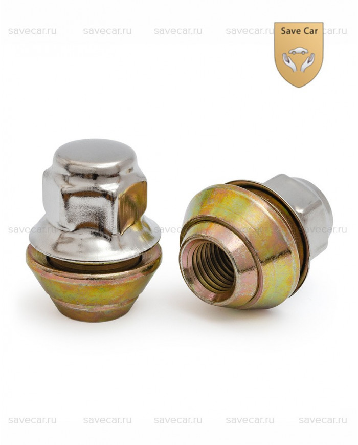 N045n/135.519 Гайка форд ориг. Нерж.колп 12x1.5x35.5 CH , хром19, к...