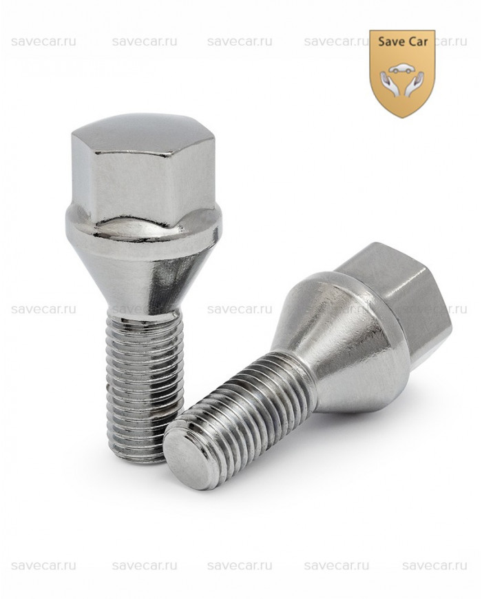 B001/12419 Болт конус 12х1.5х24 СН 19, логан, хром купить недорого ...