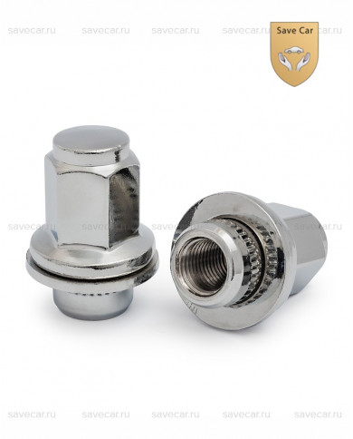 N051/24722 Гайка M14x1,50х47мм,CH21 хром, пресс шайба купить недоро...