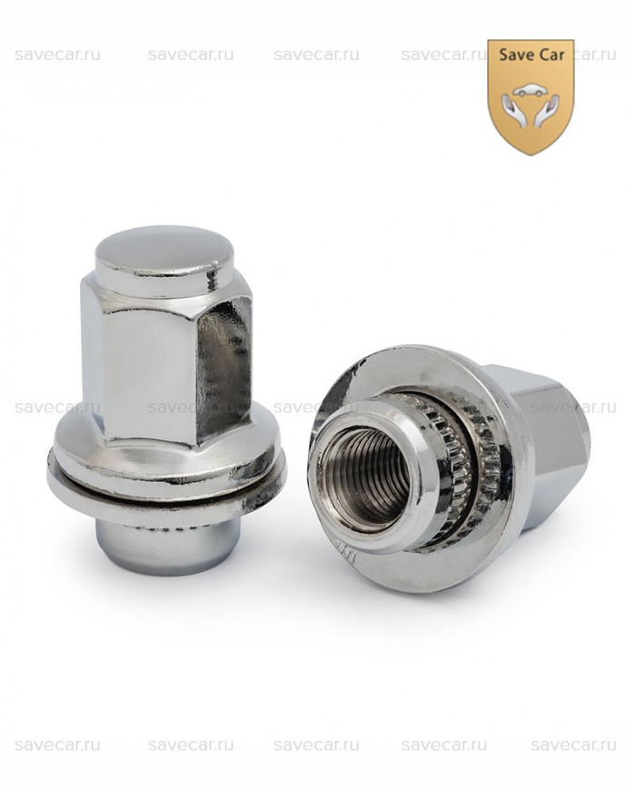 N051/24722 Гайка M14x1,50х47мм,CH21 хром, пресс шайба купить недоро...
