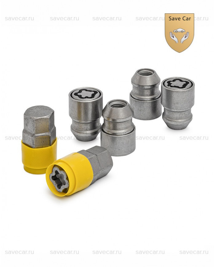 Купить секретки на колеса H(SL)+ 12x1,5х36 СН19/21, гайка конус в и...